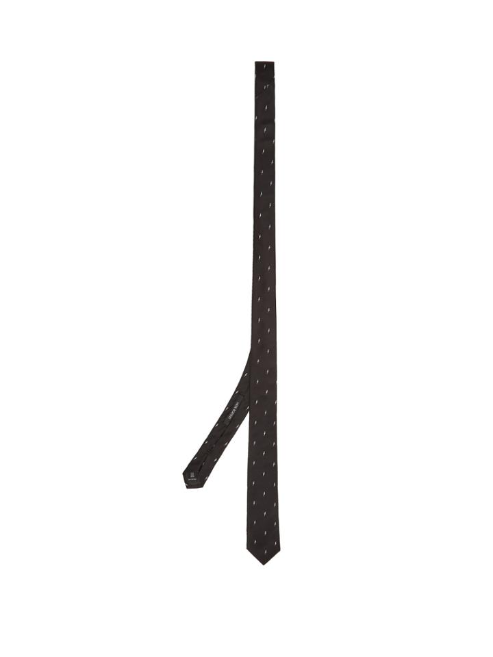 Neil Barrett Lightning-bolt Jacquard Silk Tie