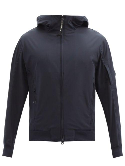 Matchesfashion.com C.p. Company - Goggle-lens Soft-shell Hooded Jacket - Mens - Dark Navy