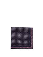 Brunello Cucinelli Geometric-print Silk Pocket Square