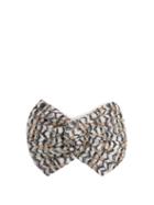 Matchesfashion.com Missoni - Front Twist Metallic Crochet Knit Headband - Womens - White