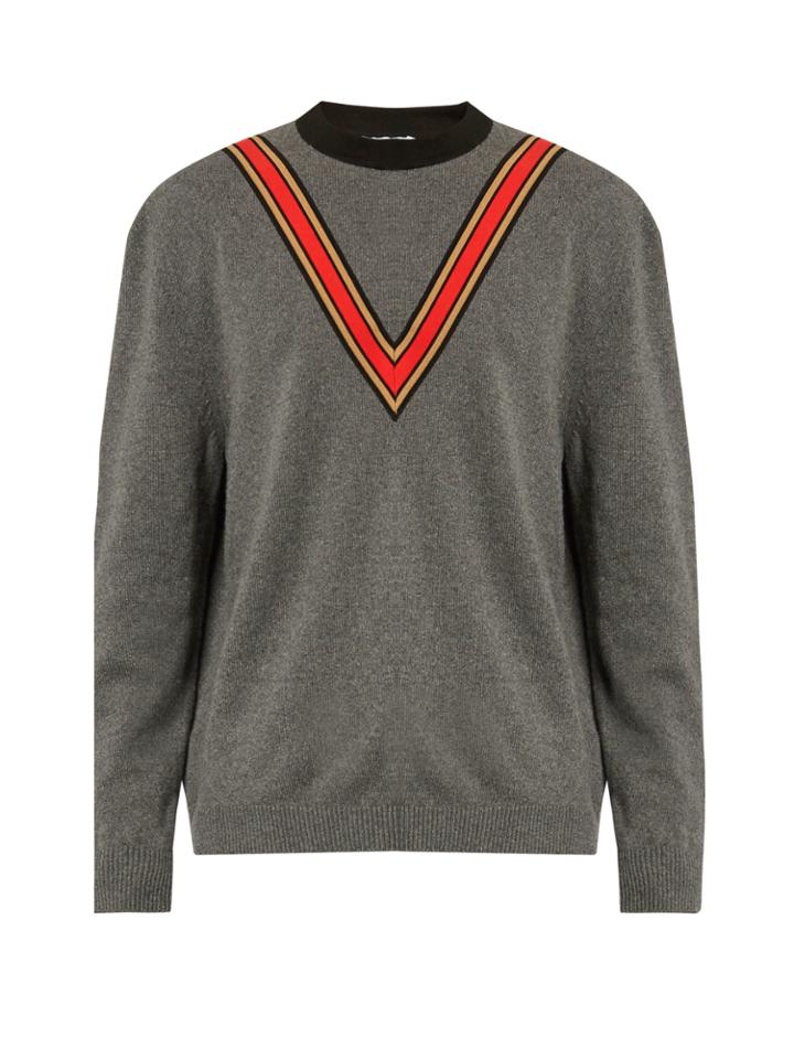 Stella Mccartney V-appliqu Crew-neck Sweater