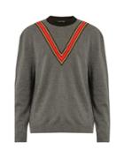 Stella Mccartney V-appliqu Crew-neck Sweater