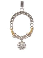 Chopova Lowena - Flower-charm Stainless Steel Necklace - Womens - Silver Gold