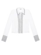 Jupe By Jackie Heffron Navarre Silk Blouse