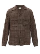 Matchesfashion.com Lemaire - Checked Flannel Shirt - Mens - Black Multi