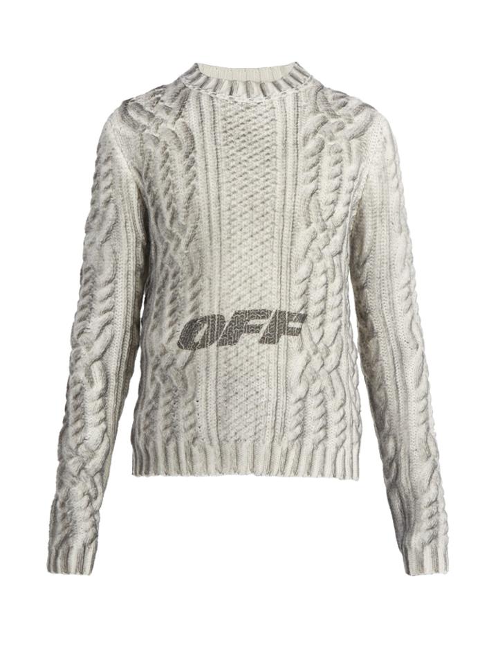 Off-white Spray Graphic Sweater