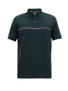 Matchesfashion.com Paul Smith - Signature-stripe Cotton-piqu Polo Shirt - Mens - Green