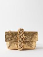 Demellier - Verona Mini Leather Cross-body Bag - Womens - Gold
