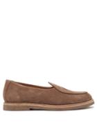 Jacques Solovire - Alexis Suede Loafers - Mens - Brown