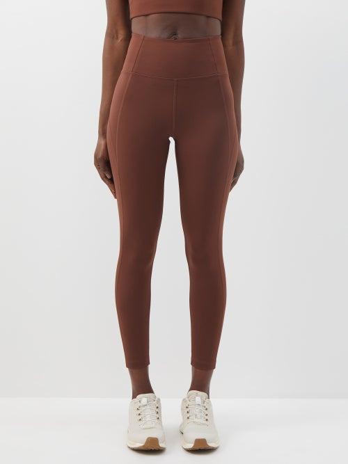 Girlfriend Collective - High-rise Compression Leggings - Womens - Brown