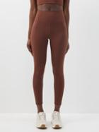 Girlfriend Collective - High-rise Compression Leggings - Womens - Brown