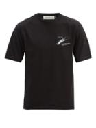 Matchesfashion.com Undercover - Cosmic Bar-print Cotton-jersey T-shirt - Mens - Black