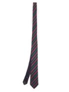 Matchesfashion.com Missoni - Logo Jacquard Striped Silk Tie - Mens - Blue Multi