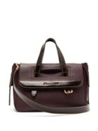 Matchesfashion.com Jw Anderson - Tool Mini Suede And Leather Shoulder Bag - Womens - Burgundy
