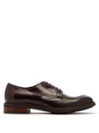 Matchesfashion.com Paul Smith - Andrew Stitch Front Leather Derby Shoes - Mens - Burgundy