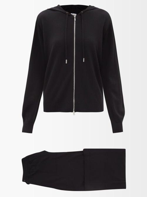 Johnstons Of Elgin - Marla Merino Lounge Set - Womens - Black