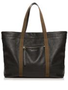 Alexander Mcqueen Contrast-strap Leather Tote