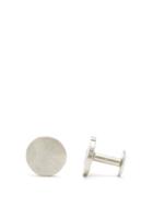 Matchesfashion.com Alice Made This - X Jessica Bird Dot Engraved Steel Cufflinks - Mens - Silver
