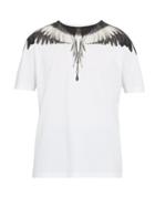 Matchesfashion.com Marcelo Burlon - Wings Print T Shirt - Mens - White Black