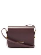 Burberry - Grace Small Leather Shoulder Bag - Womens - Burgundy