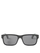 Gucci Eyewear - Rectangular Acetate Sunglasses - Mens - Black Multi