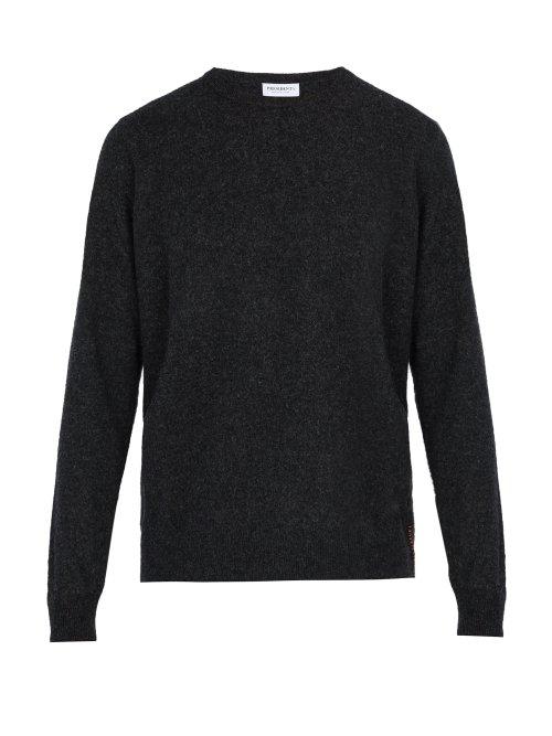 Matchesfashion.com Presidents - Crew Neck Wool Sweater - Mens - Charcoal