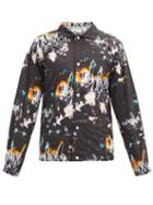 Matchesfashion.com Comme Des Garons Shirt - Futura-print Cotton-canvas Jacket - Mens - Black Multi