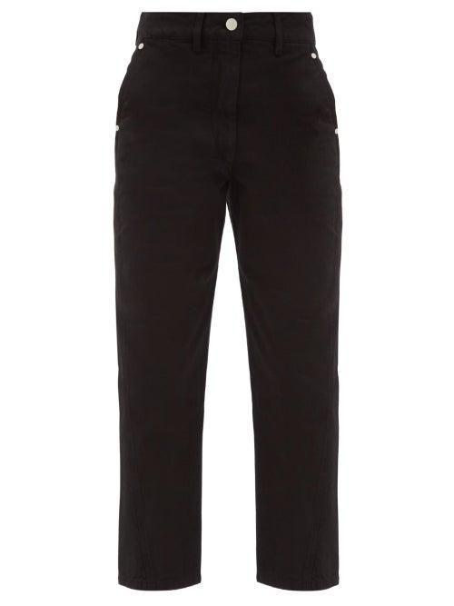 Ladies Rtw Lemaire - High-rise Wide-leg Jeans - Womens - Black
