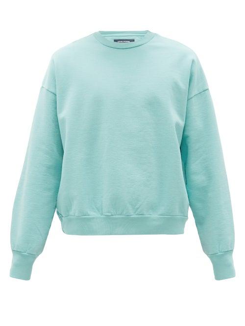 Matchesfashion.com Noon Goons - Cotton-jersey Sweatshirt - Mens - Blue