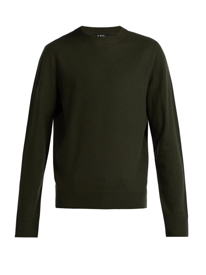 A.p.c. Crew-neck Wool Sweater