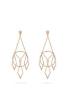 Diane Kordas Diamond & 18kt Rose-gold Earrings