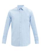 Matchesfashion.com Paul Smith - Point Collar Cotton-poplin Shirt - Mens - Light Blue