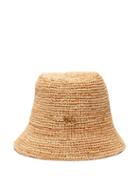 Matchesfashion.com Gucci - Straw Bucket Hat - Womens - Beige