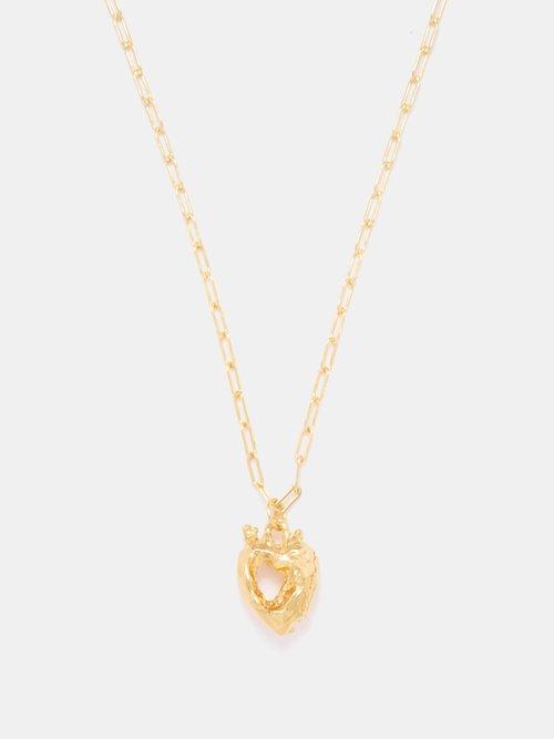 Alighieri - The Lover's Pact 24kt Gold-plated Necklace - Mens - Gold