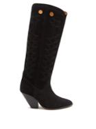 Isabel Marant Toile Deyita Suede Western Boots