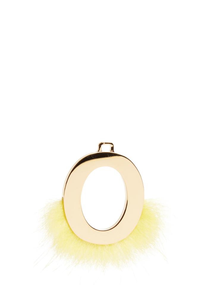Fendi Abclick Letter 'o' Key Charm