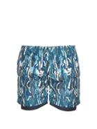 Robinson Les Bains Cape Code Marble-print Swim Shorts