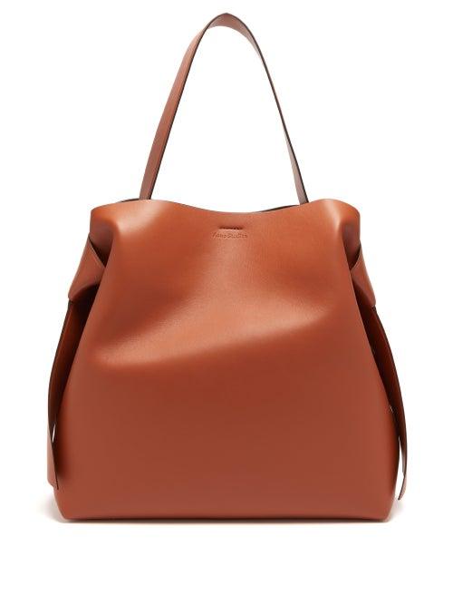 Matchesfashion.com Acne Studios - Musubi Large Leather Tote Bag - Womens - Tan