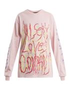 Matchesfashion.com Blue Roses - Misery Loves Company Printed T Shirt - Womens - Pink
