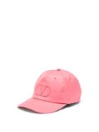 Valentino Garavani - V-logo Cotton-canvas Baseball Cap - Mens - Pink