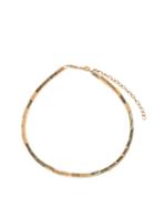 Azlee - 18kt Gold Bar-link Necklace - Womens - Yellow Gold