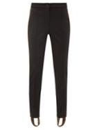 Matchesfashion.com Fendi - Logo Stripe Stirrup Ski Trousers - Womens - Black