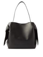 Acne Studios - Musubi Leather Shoulder Bag - Womens - Black