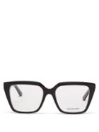 Matchesfashion.com Balenciaga - Oversized Square Acetate Glasses - Womens - Black