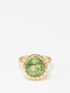 Retrouvai - Heirloom Tourmaline & 14kt Gold Ring - Womens - Green Multi
