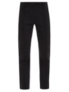 The Row - Kosso Wool-blend Crepe Slim-leg Trousers - Womens - Black