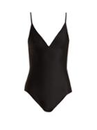 Matchesfashion.com Matteau - The Plunge Swimsuit - Womens - Black