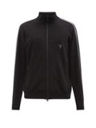 South2 West8 - Side-stripe Jersey Zipped Jacket - Mens - Black