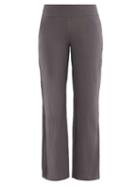 Ladies Lingerie Lunya - Cool High-rise Cotton-blend Jersey Trousers - Womens - Grey