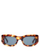 Matchesfashion.com Balenciaga - Signature Logo Tortoiseshell-acetate Sunglasses - Mens - Tortoiseshell